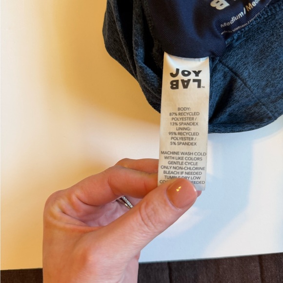 JoyLab Blue Cutout Back Sports Bra Medium - Picture 10 of 14